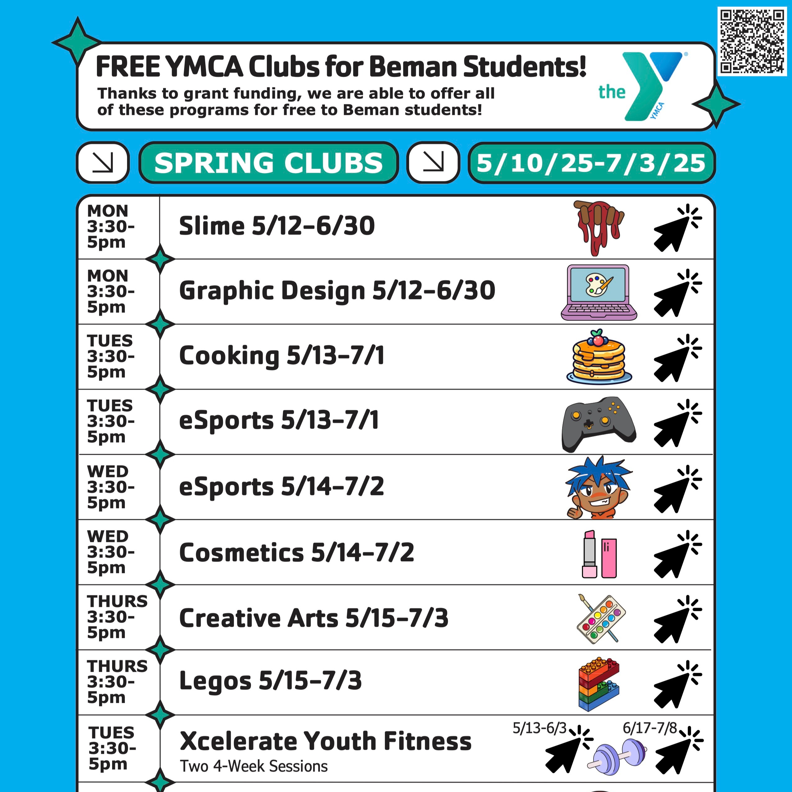after school programming at the Y for Beman students