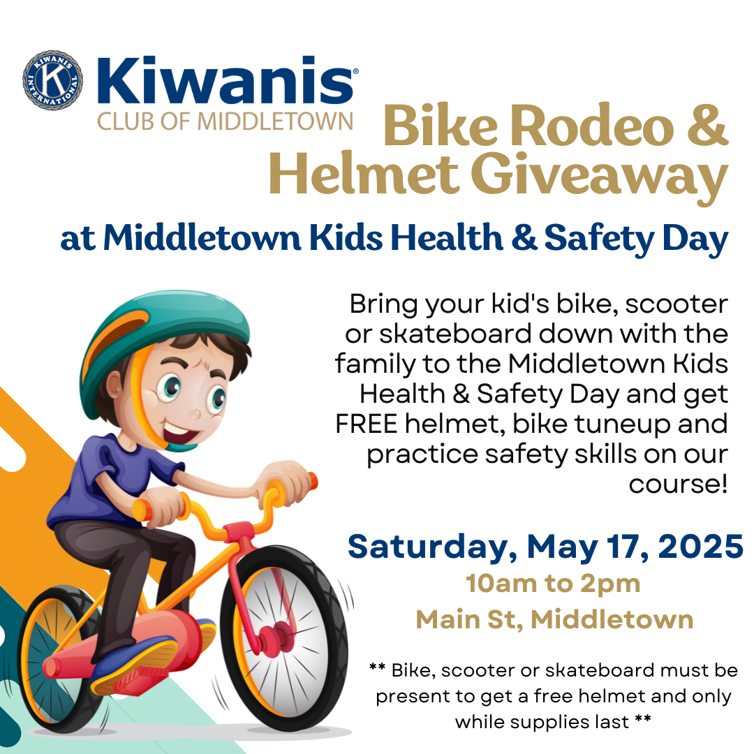 Saturday, May 17, 2025: Bike Rodeo & Helmet Giveaway