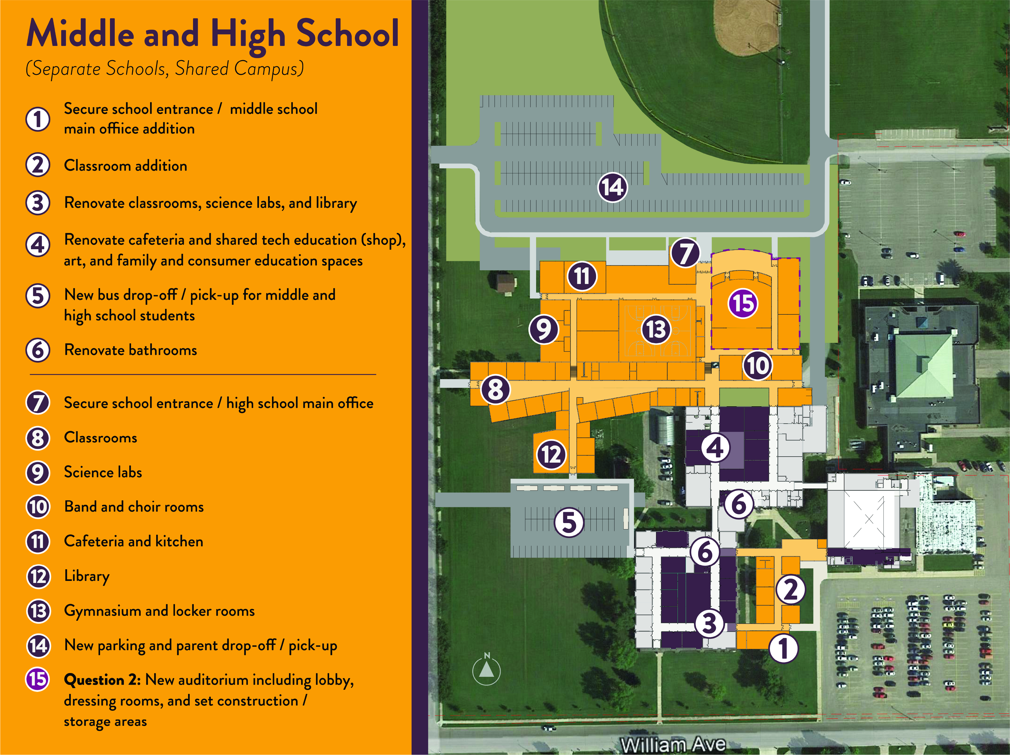 Middle and High School Site Plan