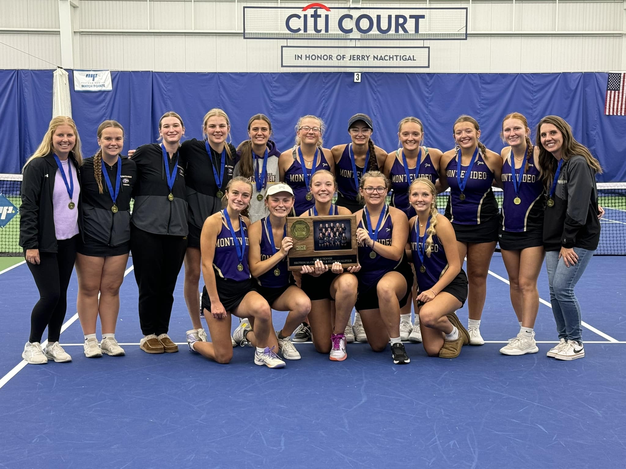 Girls Tennis Section 3A Champions