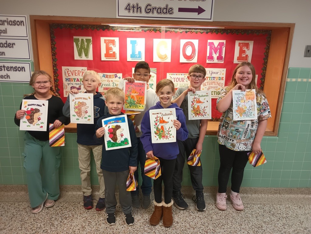 Elementary Coloring Contest Winners