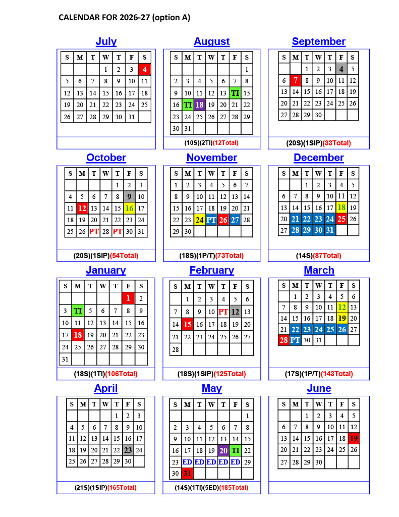 Calendar | Tri-Point CUSD 6J