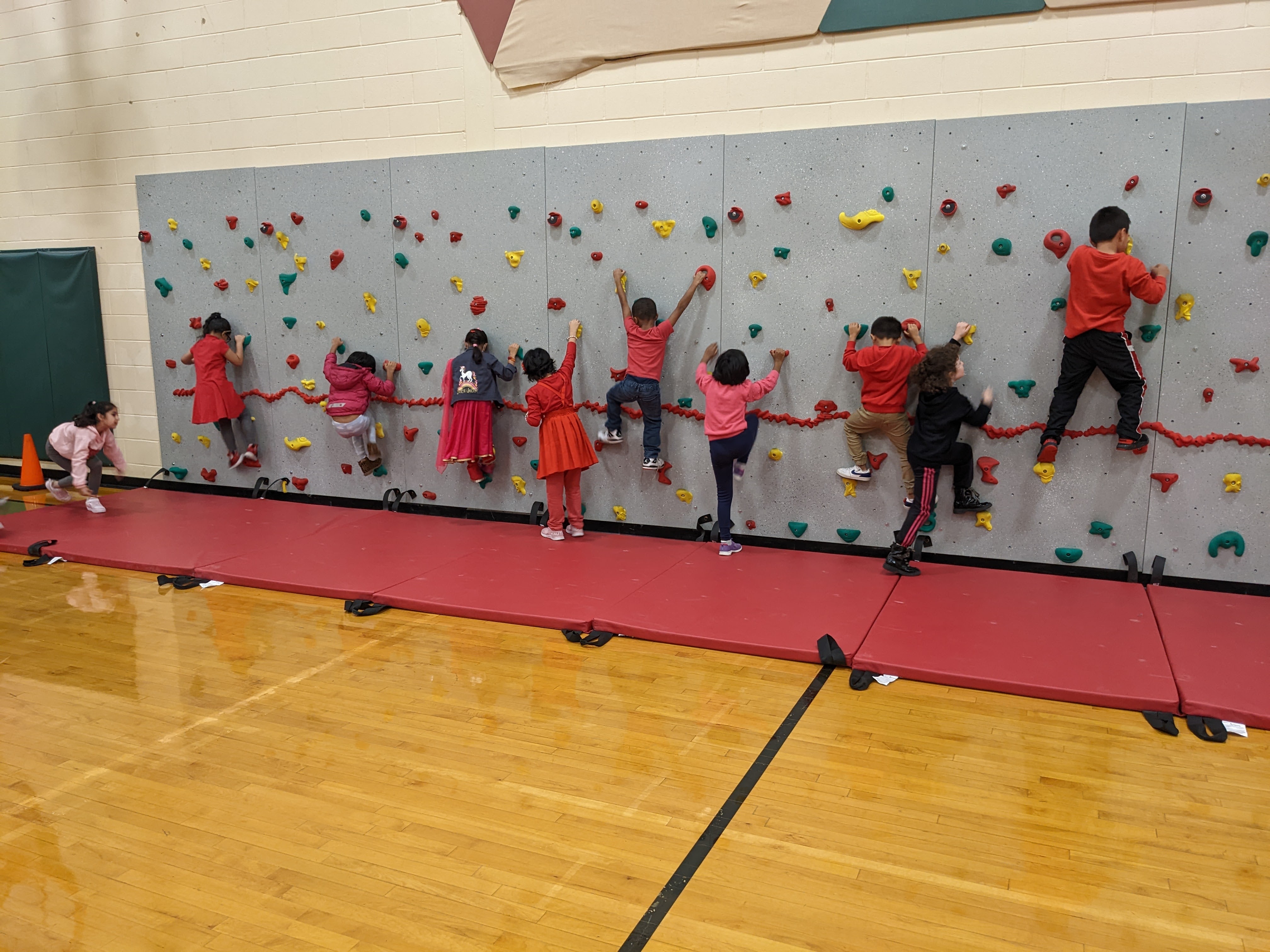 Red Day Rock Wall
