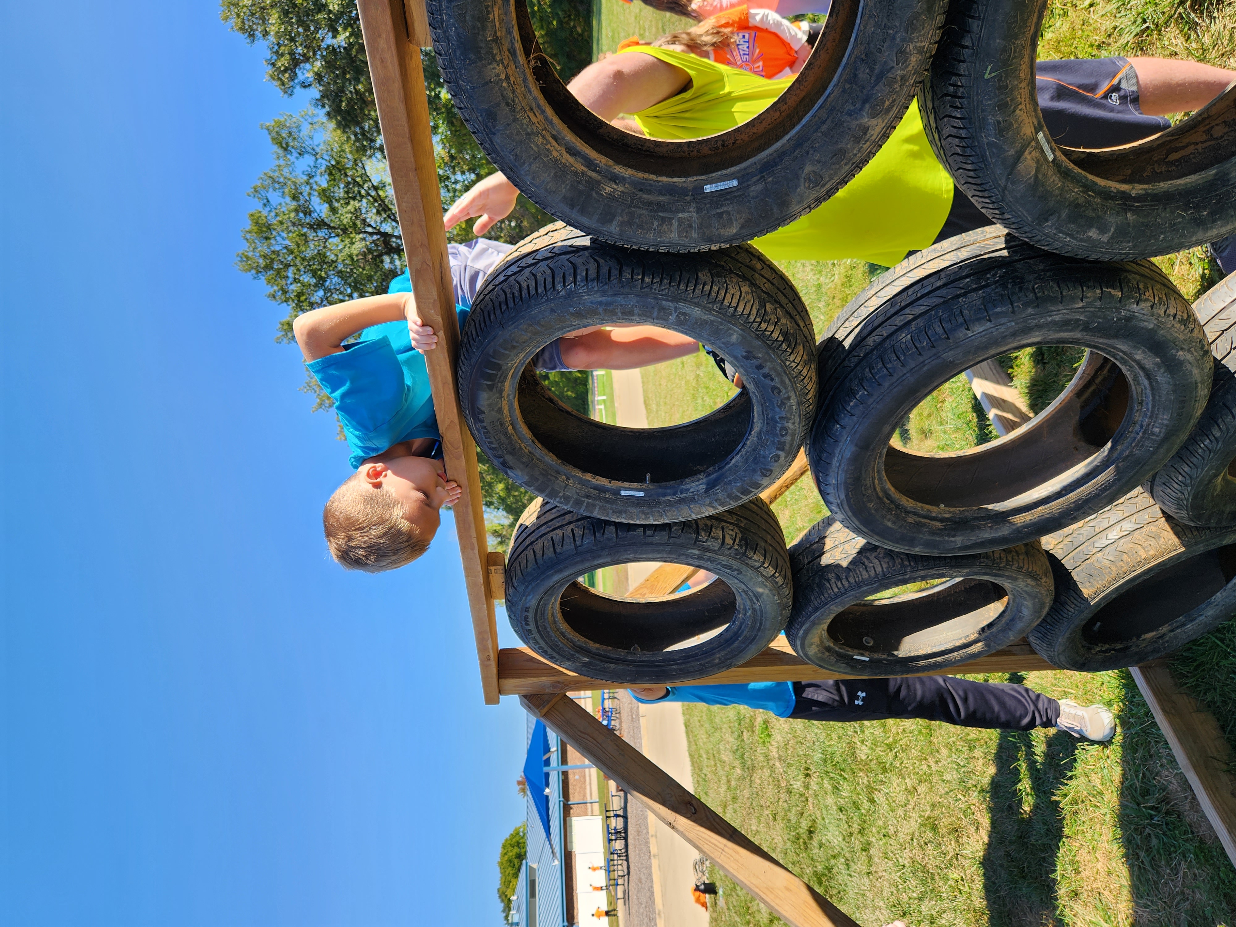 Emge Obstacle Course Tire Wall