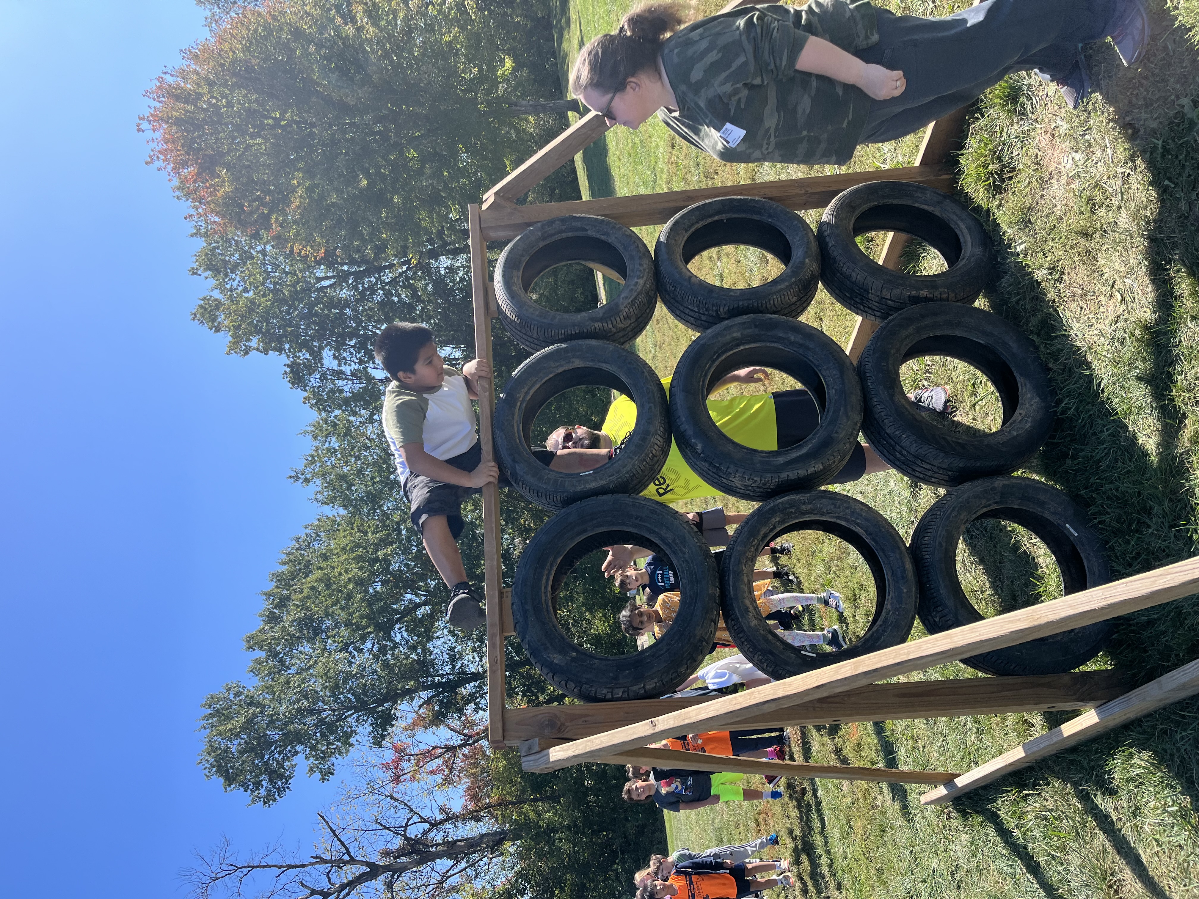Emge Obstacle Course Tire Wall
