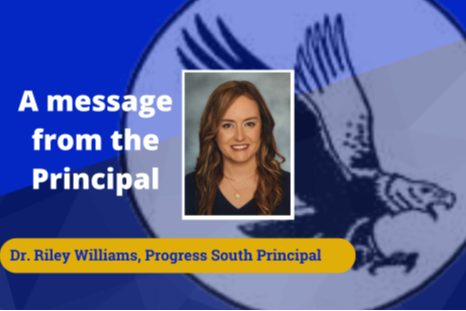 PSE Principal's Corner - Dr. Riley Williams