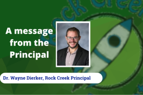 RCE Principal's Corner, Dr. Dierker