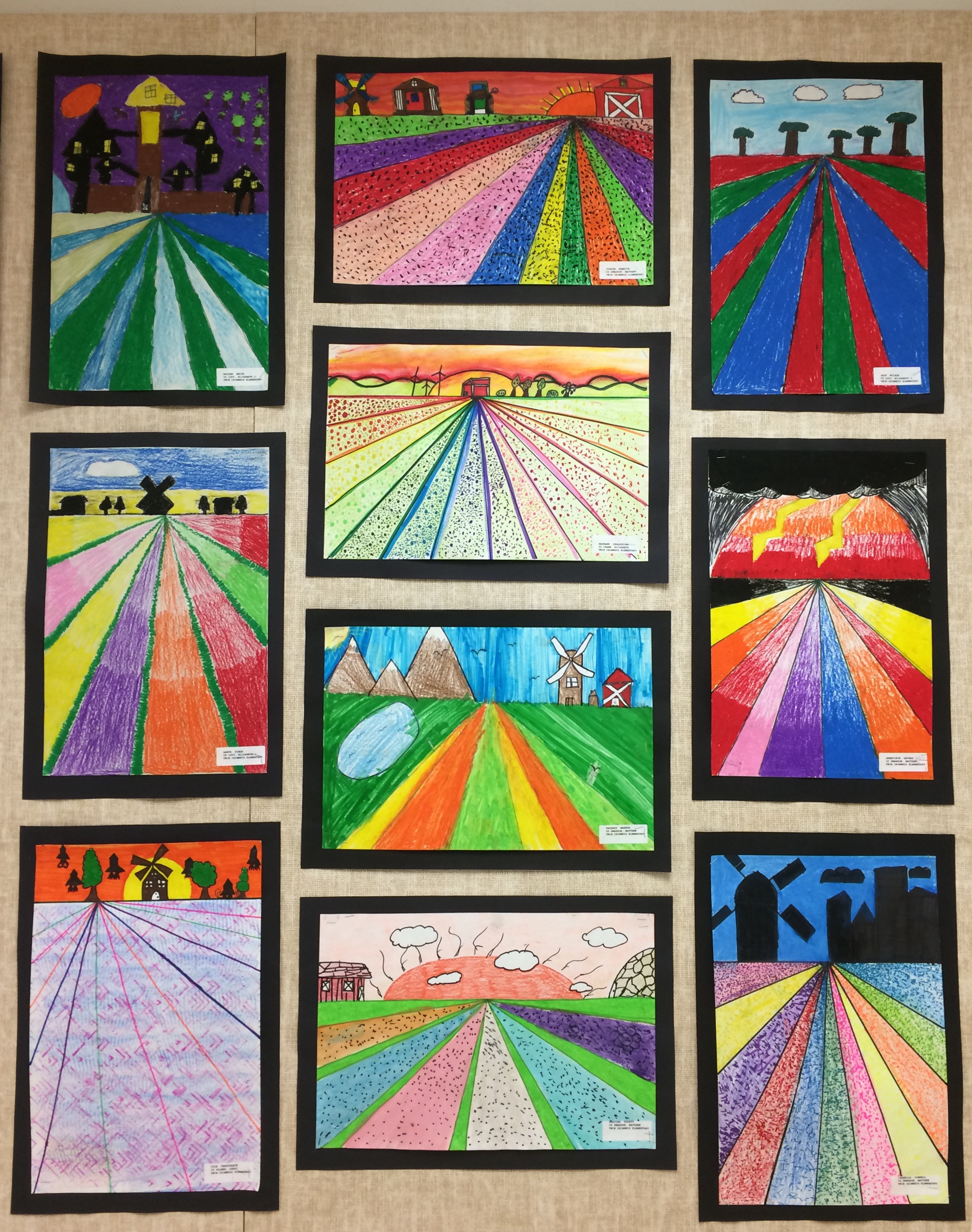 Student Artwork throughout the Building | Twin Chimneys Elementary School