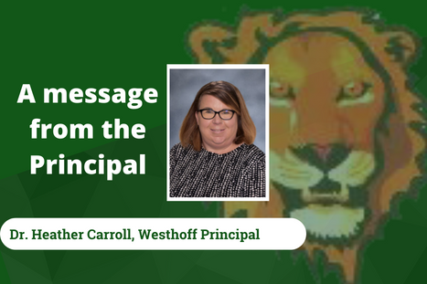 Principal's corner: A message from Dr. Carroll