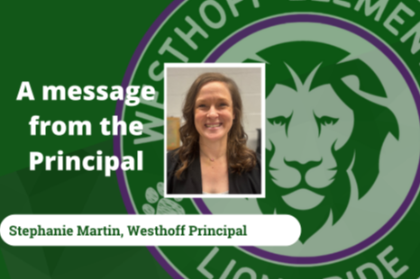 Principal's corner: A message from Mrs. Martin