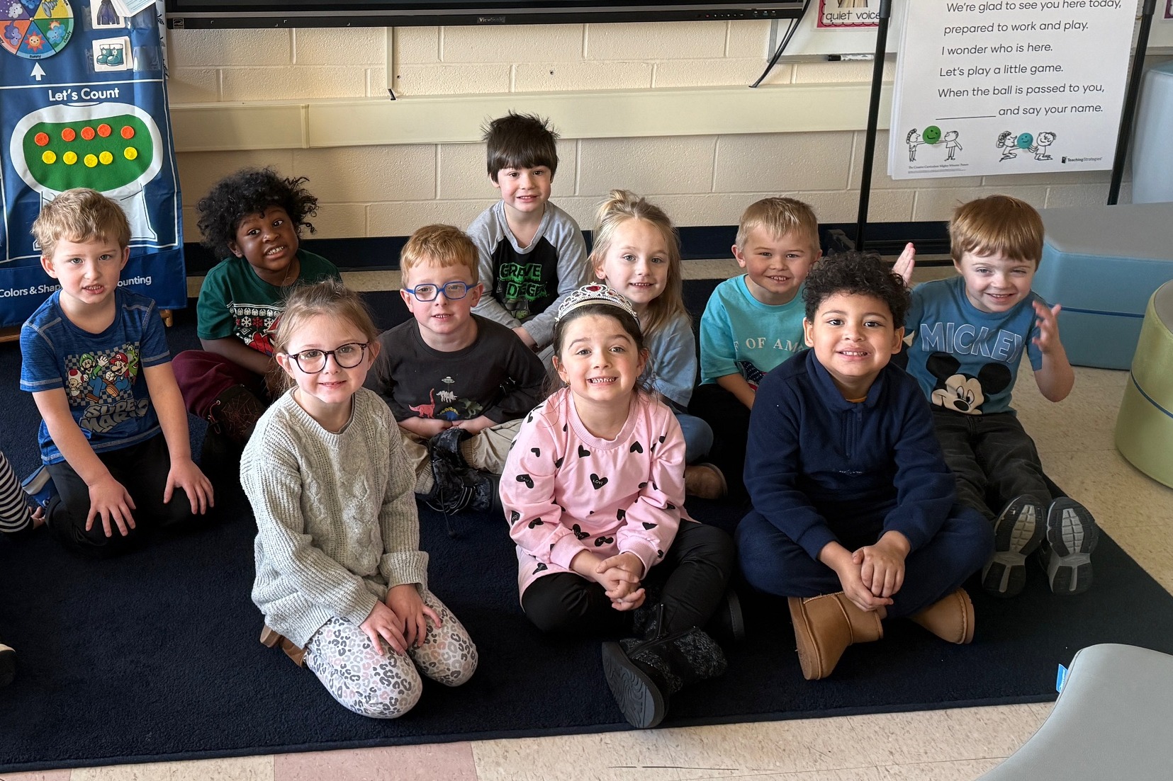 Students in a classroom