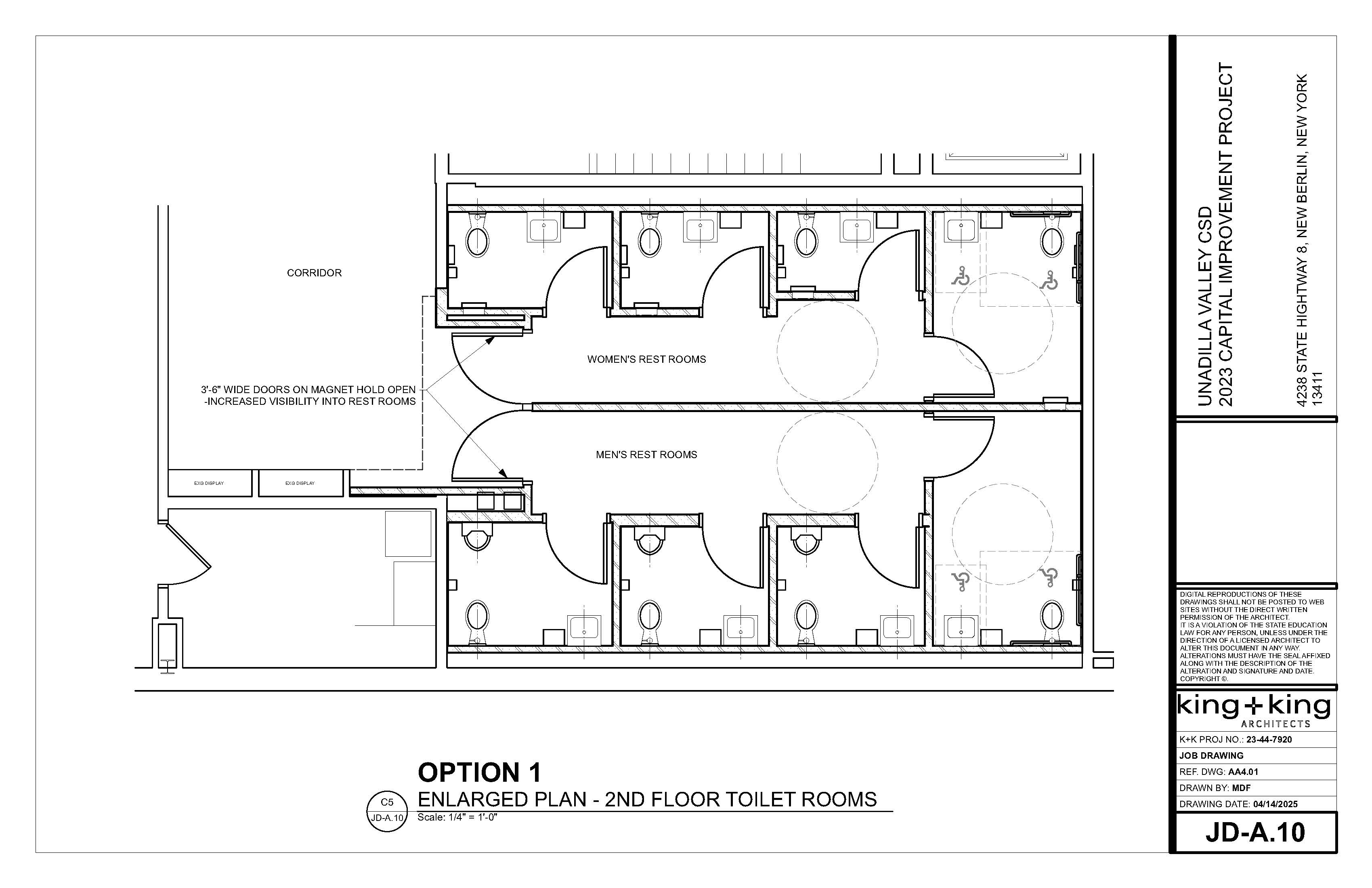 2nd floor restrooms