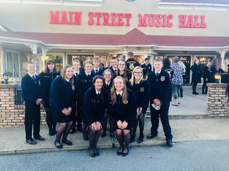 FFA posing in front of the Main Street Music Hall
