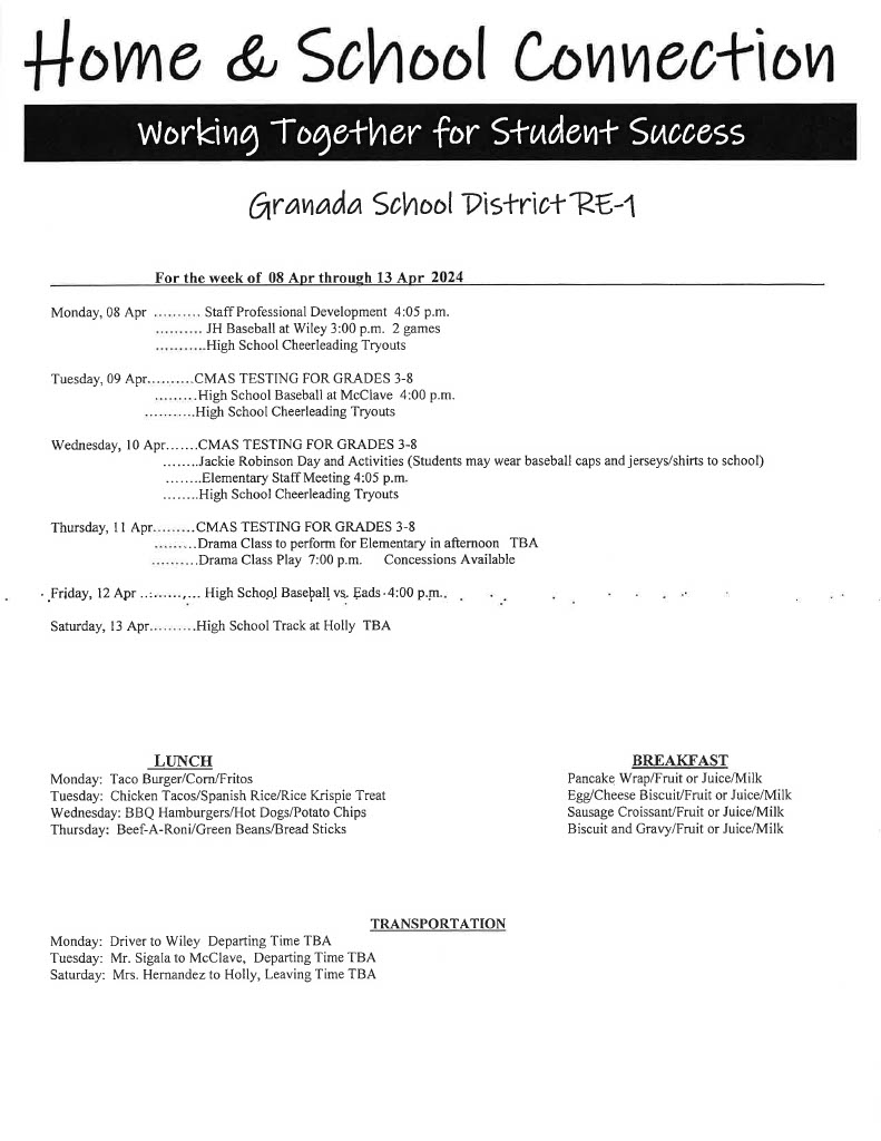 HOME & SCHOOL Granada School RE1