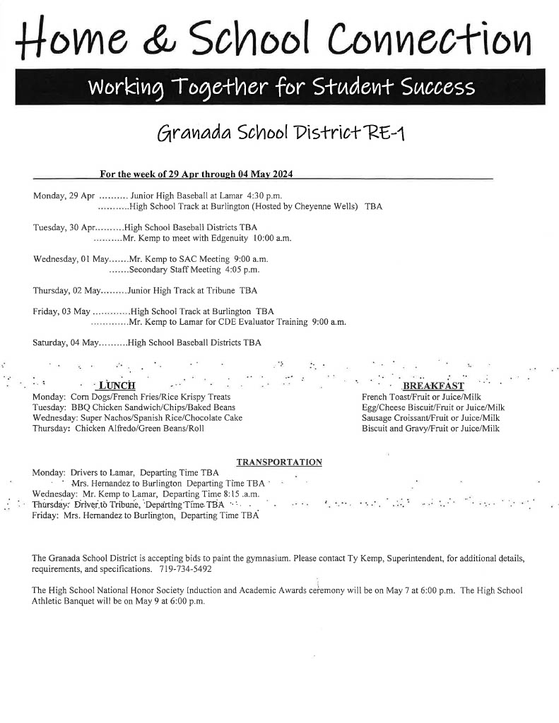 HOME & SCHOOL Granada School RE1