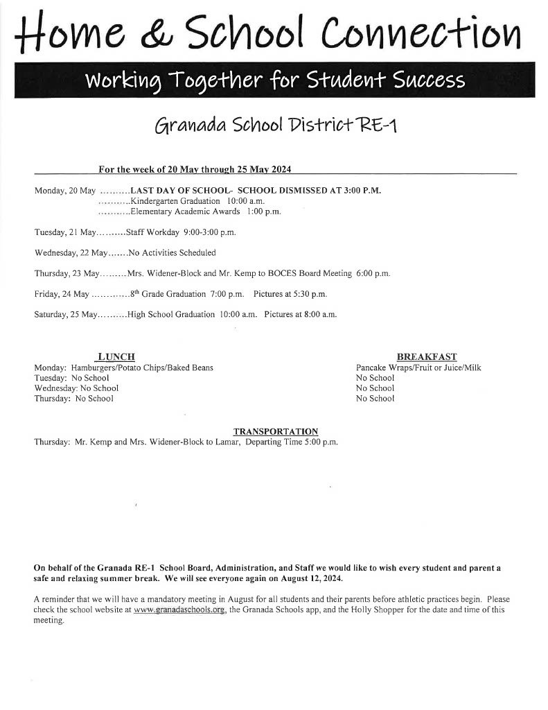 HOME & SCHOOL Granada School RE1