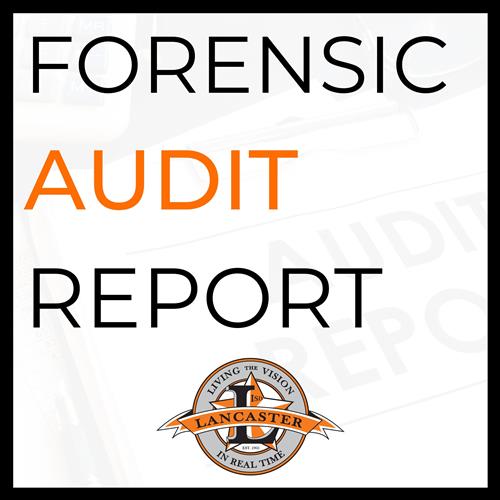 Forensic Audit header