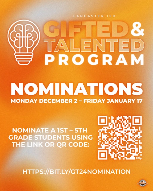 Gifted and Talented Nominations