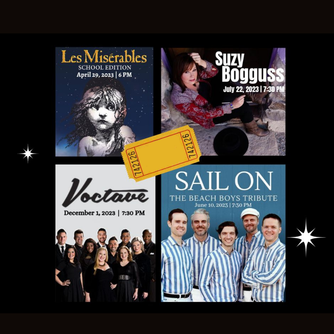 Coming this season:  Les Miserables, Sail On, Suzy Bogguss, and Voctave. Individual show tickets on sale now at http://www.freshtix.com/organi.../MonroeCountyFineArtsCenter