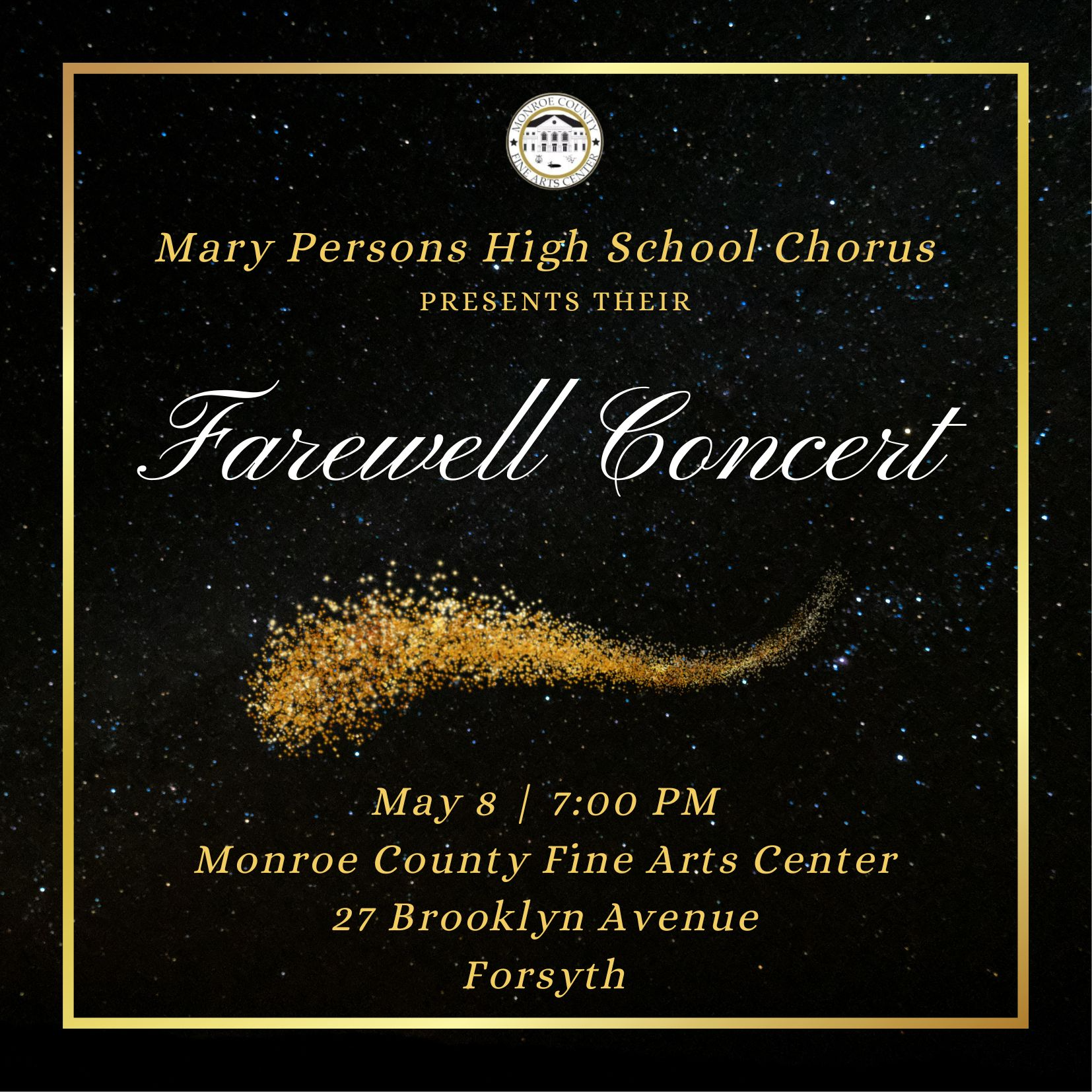 MPHS Chorus Concert on May 8 at 7 p.m. at the FAC