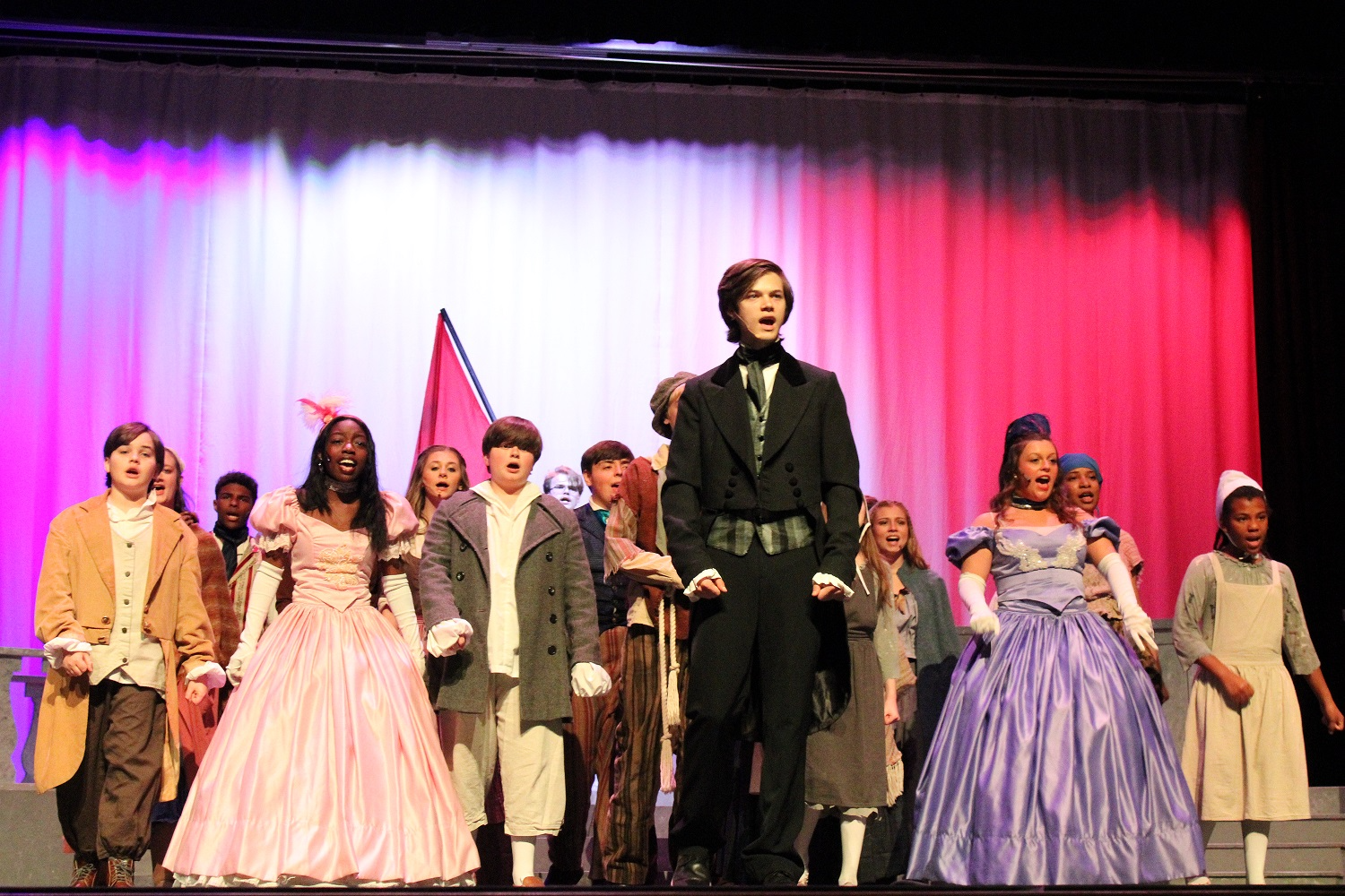 MPHS theater students performing Les Miserables