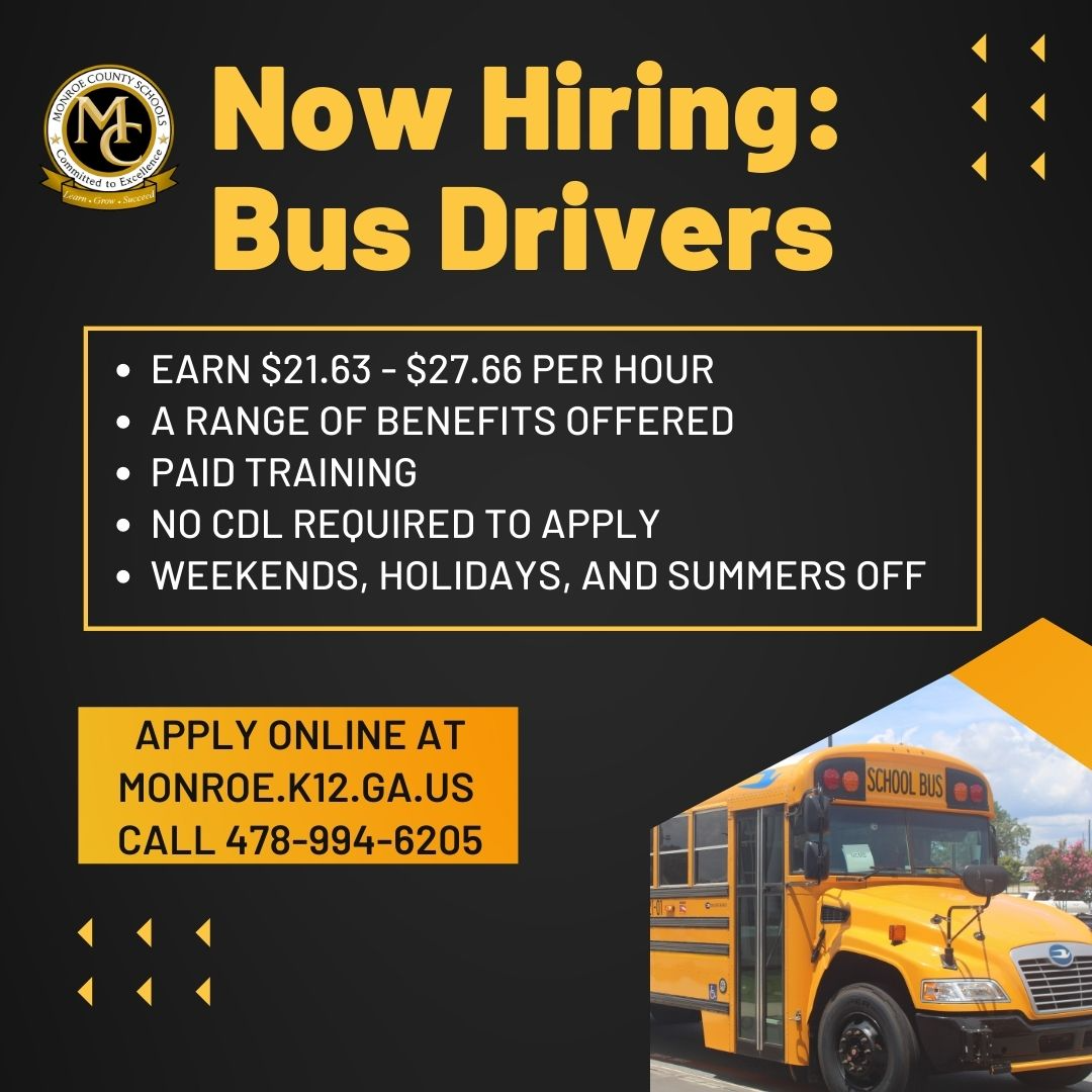 Now hiring bus drivers