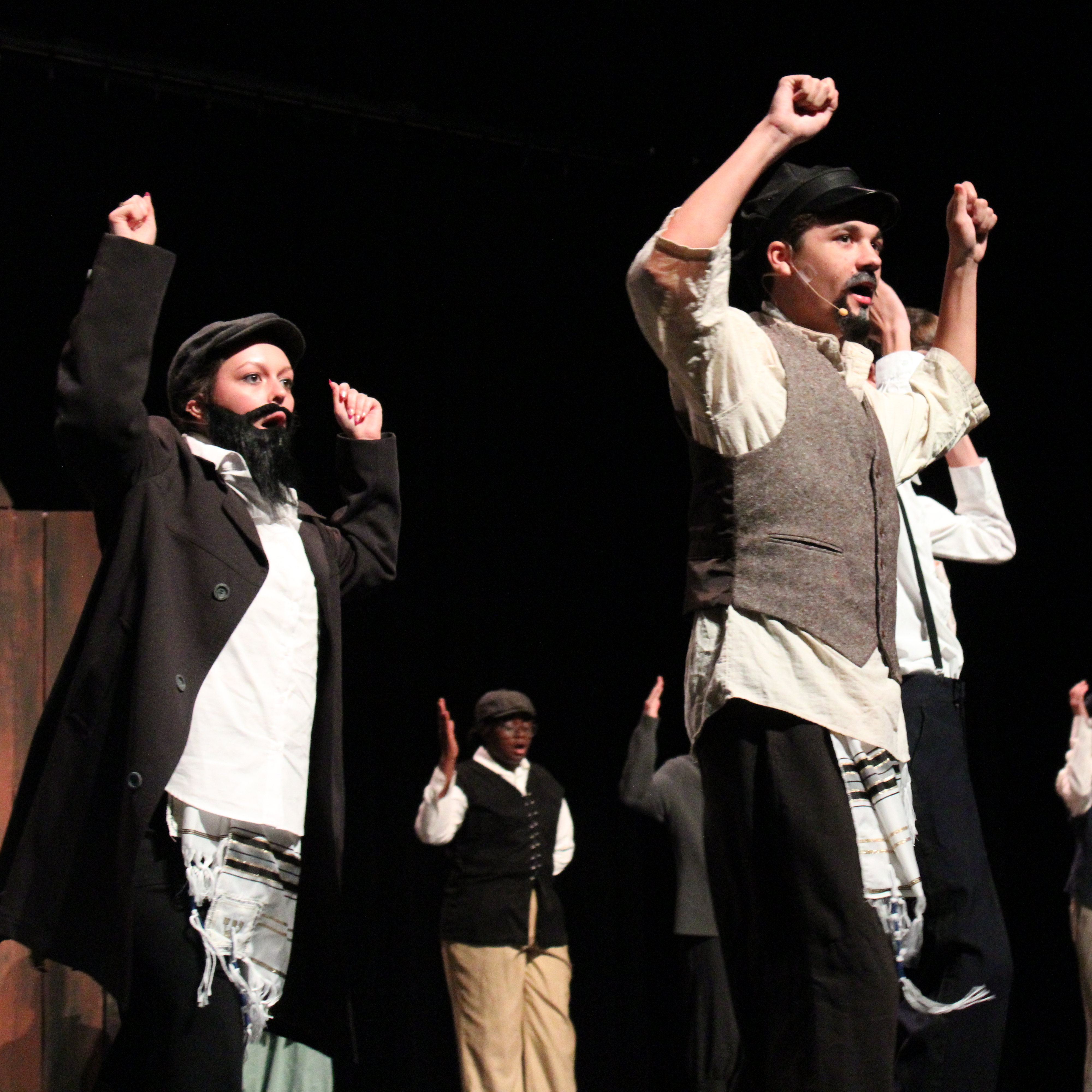 mphs students performing Fiddler on the Roof