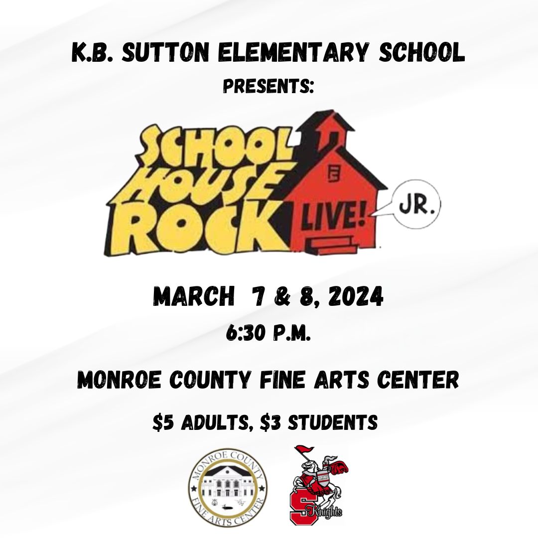KBS presents School House Rock Live on March 7 & 8