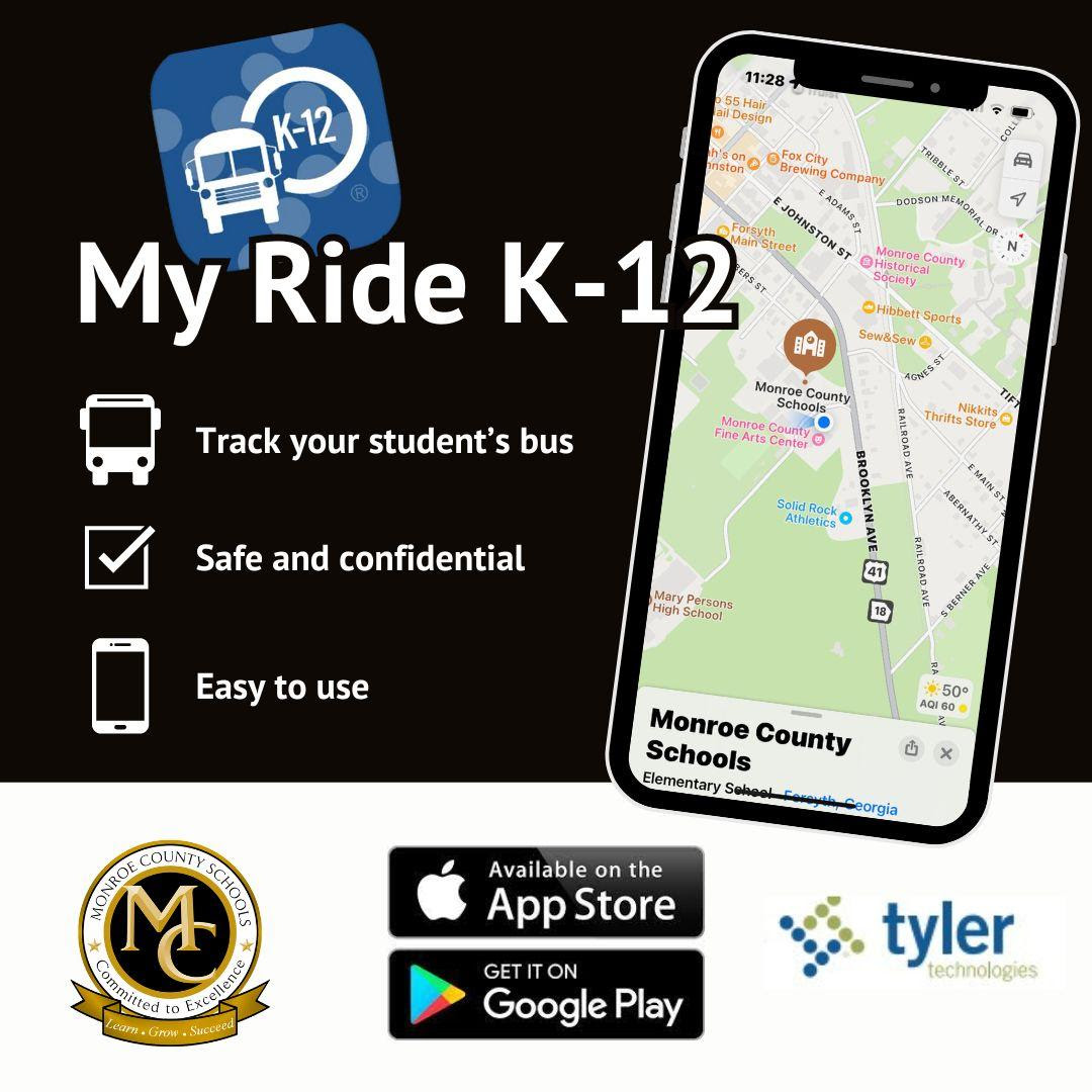 My Ride K-12  bus tracking system
