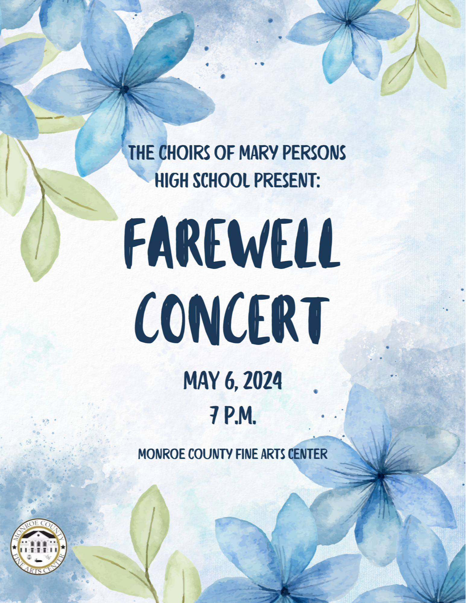 MPHS Chorus Concert May 6 at 7 p.m. at the FAC