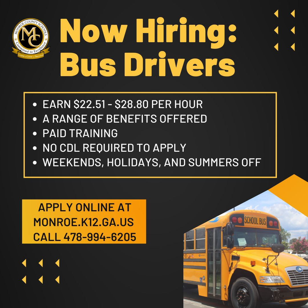 Now hiring bus drivers