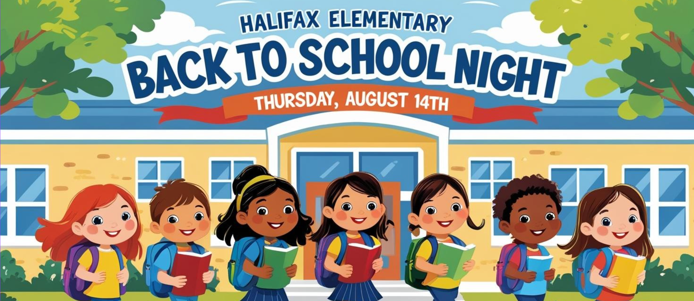 Halifax Elementary Back to School Night Thursday August 14th