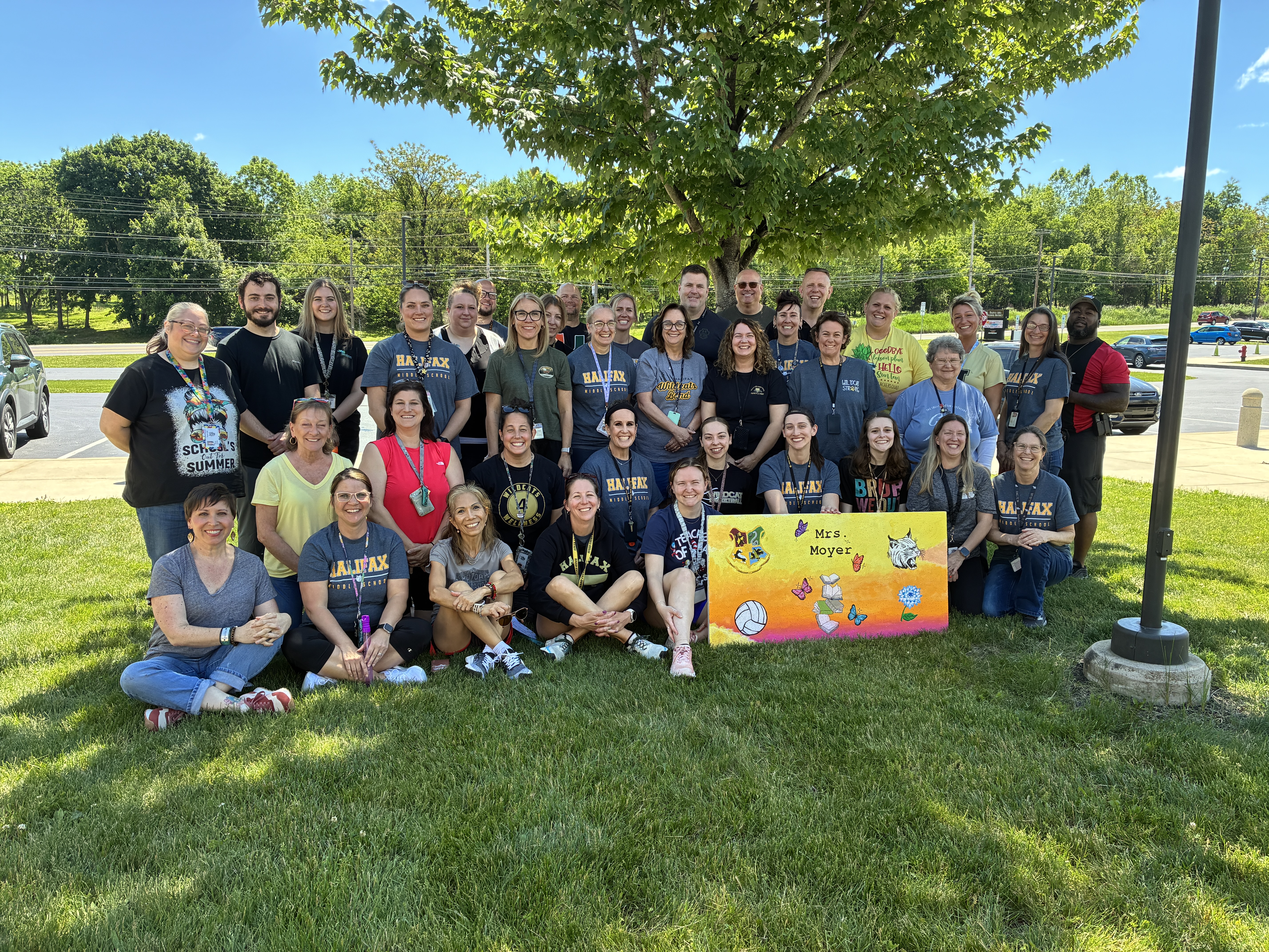 MS Teachers with Mrs. Moyer
