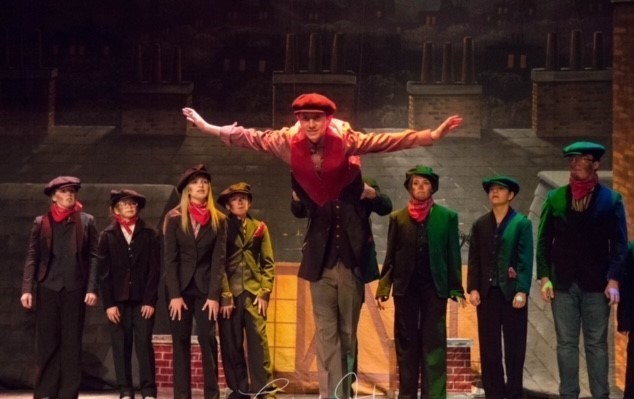 Bert in "Mary Poppins"