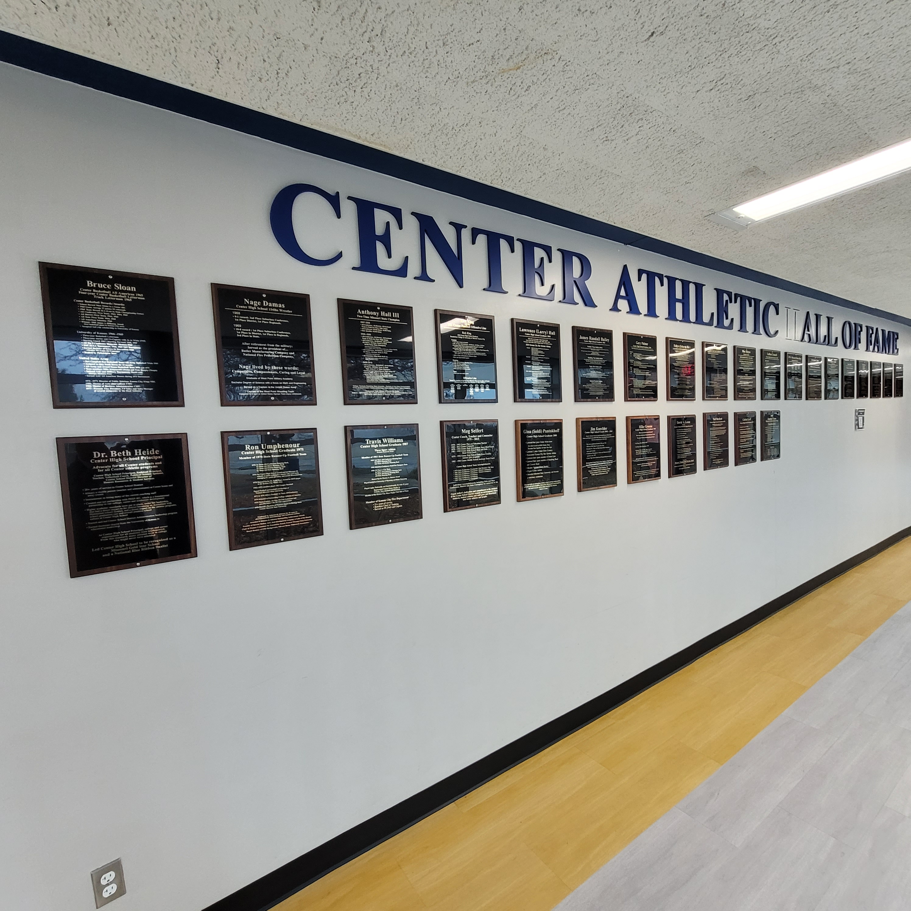 Athletic Hall of Fame Center High School