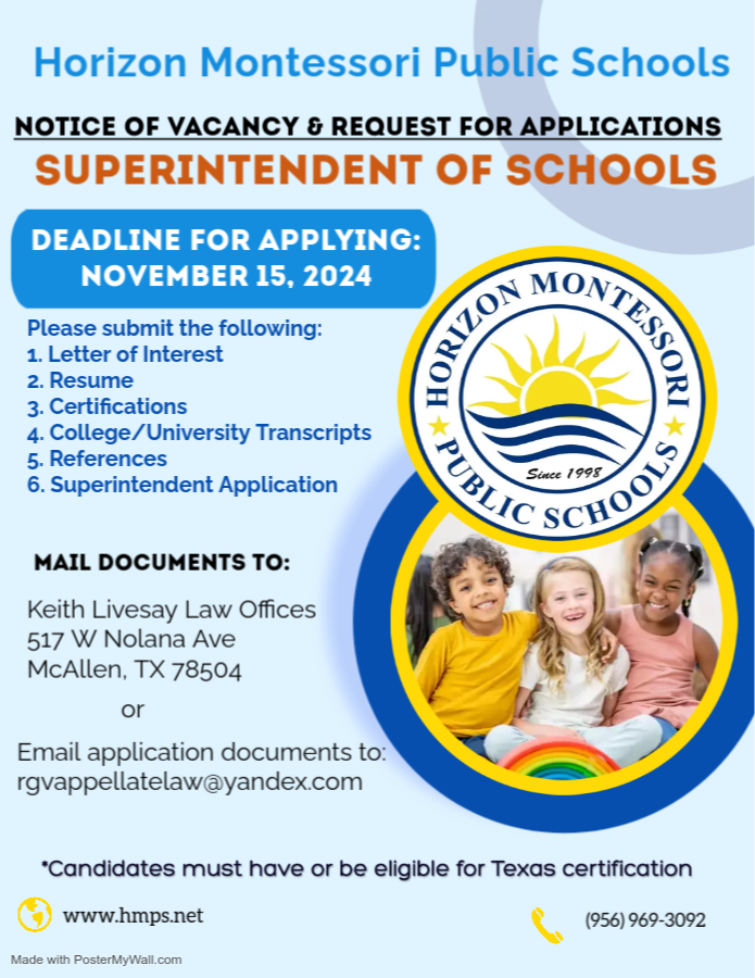 Superintendent Vacancy