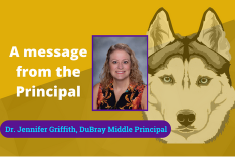 Photo of Dr. Griffith - A message from the principal