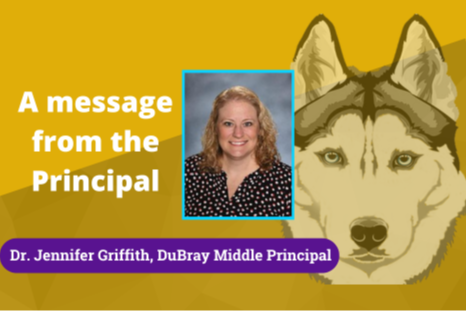 Photo of Dr. Griffith - A message from the principal