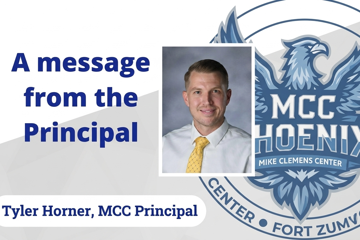 MCC Principal's Corner - Mr. Horner