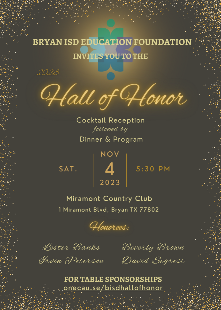 Hall of Honor Invite