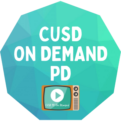 CUSD On Demand PD