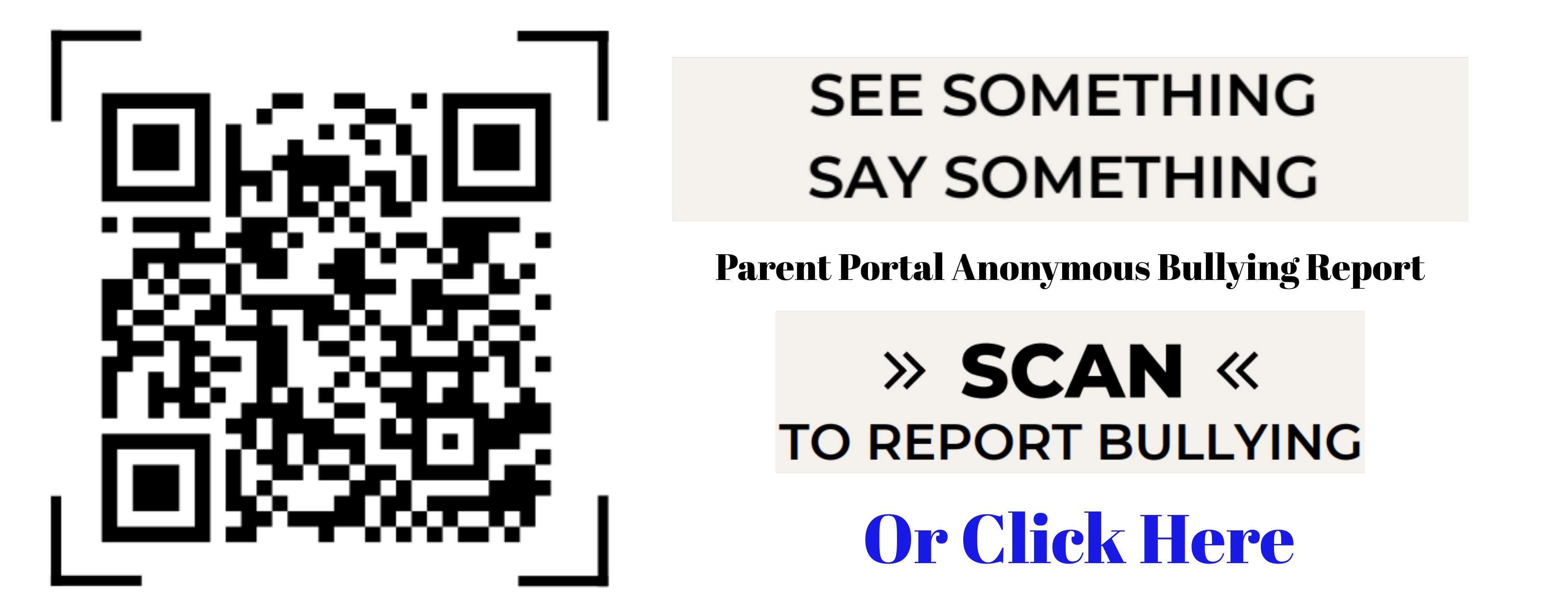 Parent Portal Anonymous Bullying Report