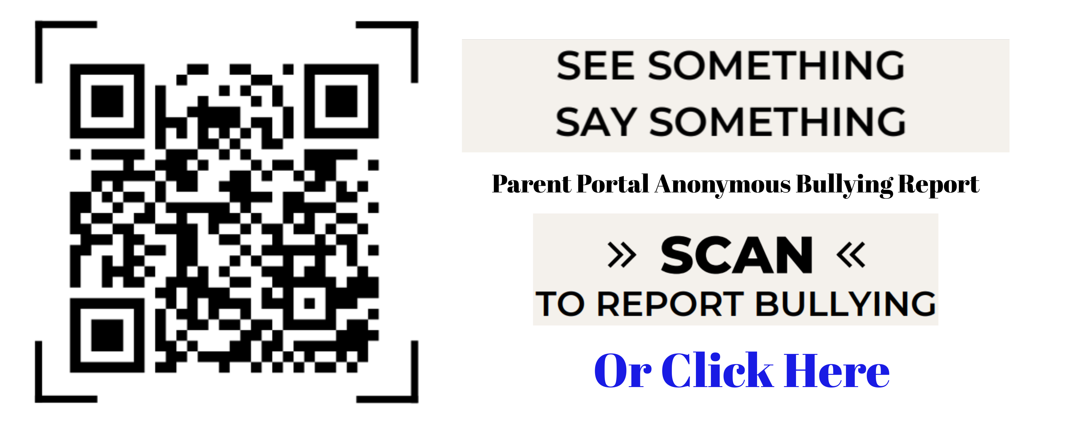Parent Portal Anonymous Bullying Report