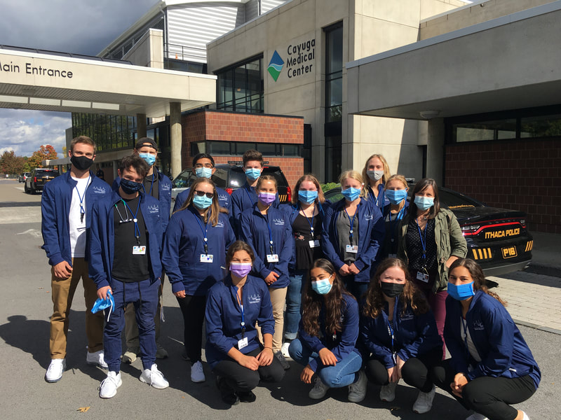 New Visions Students on field trip to cayuga medical center