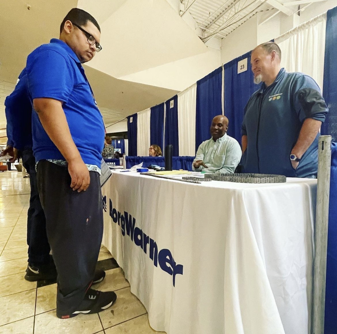 WOW students attending job fair