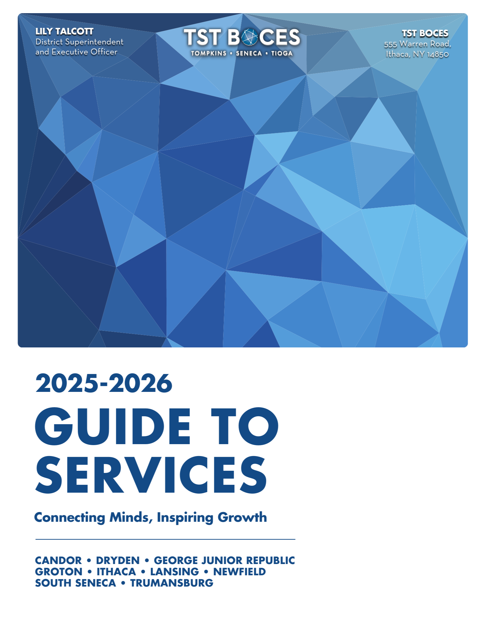 TST Guide to services Cover page