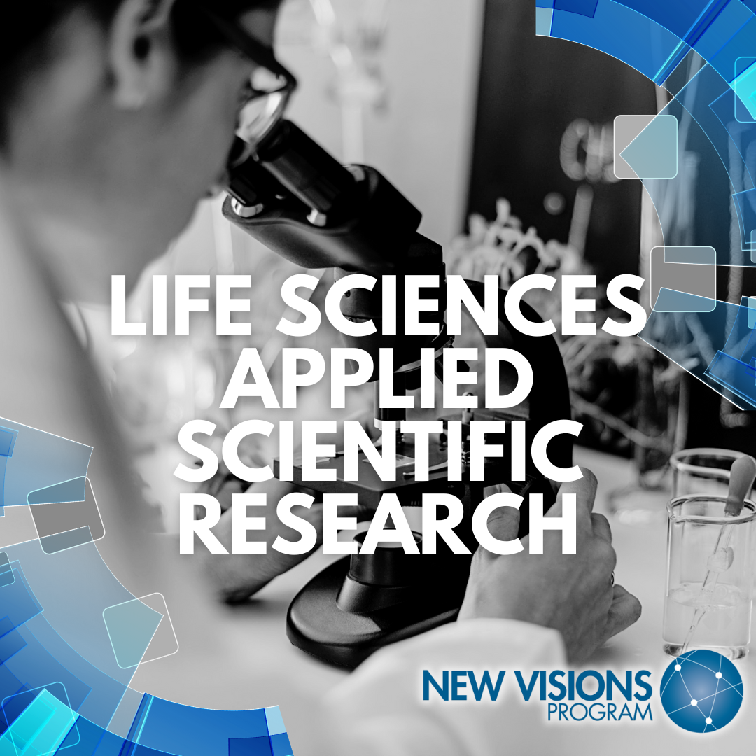 LIFE SCIENCES / APPLIED SCIENTIFIC RESEARCH LOGO