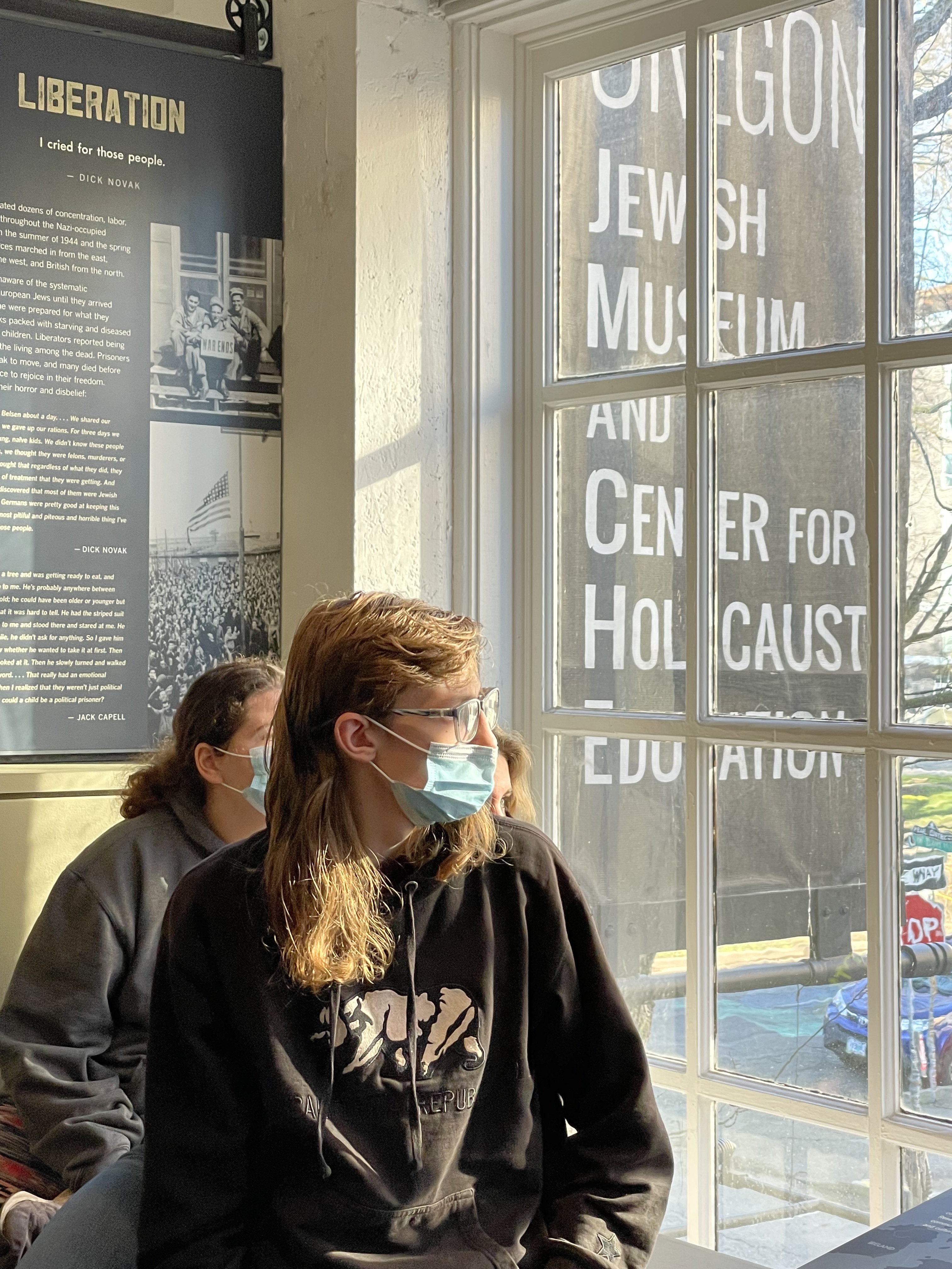 Students visited the Oregon Holocaust Museum in 21/22.