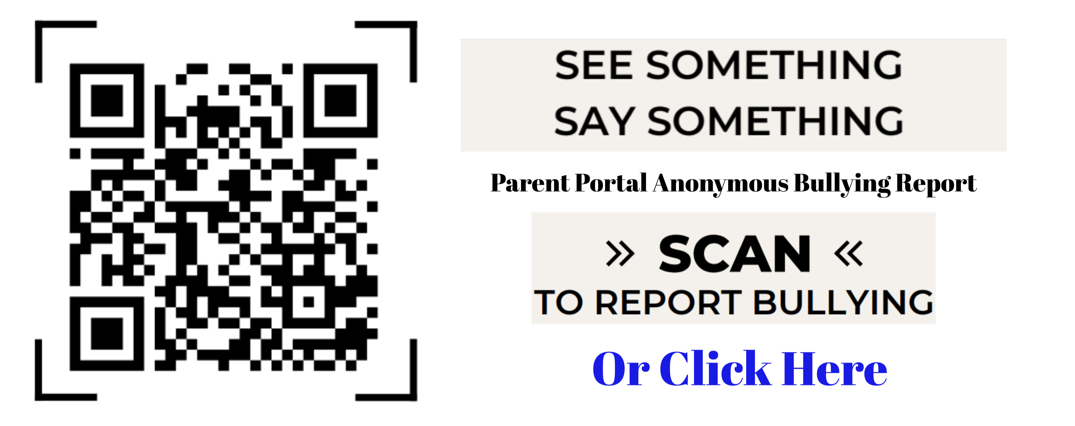 Parent Portal Anonymous Bullying Report