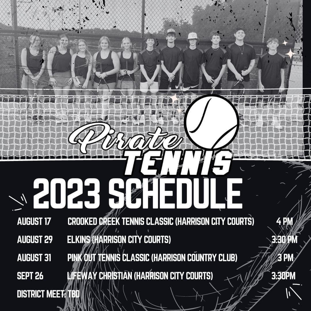 Pirate Tennis Schedule 2023